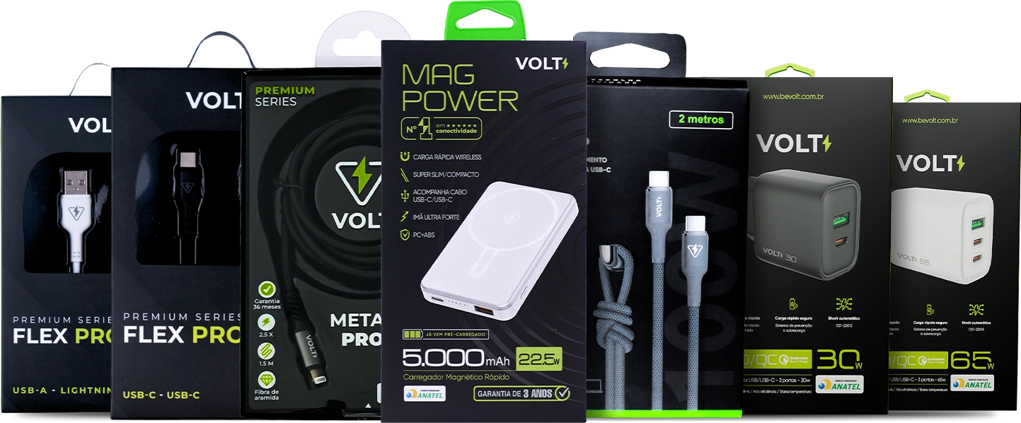 Linha de produtos Volt